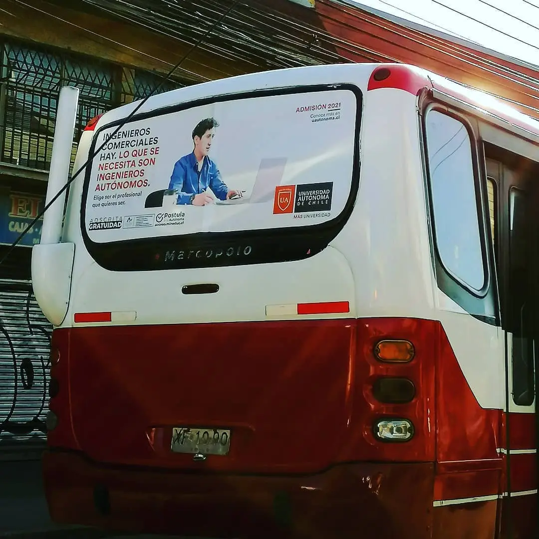 Publicidad en transporte público